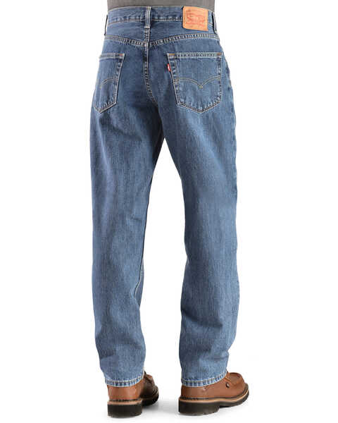 Image #1 - Levi's Men's 550 Prewashed Relaxed Tapered Leg Jeans , Stonewash, hi-res