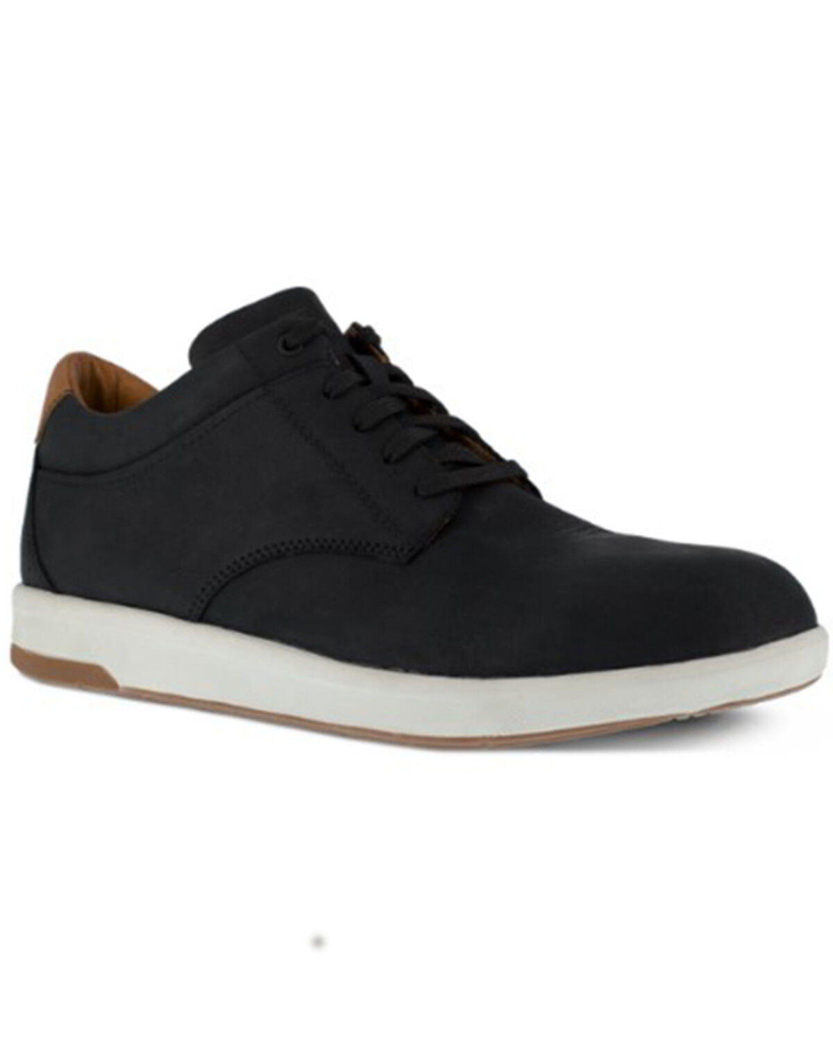 Image #1 - Florsheim Men's Crossover Casual Work Shoes - Steel Toe, Black, hi-res