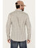 Image #4 - Brothers and Sons Men's Bexar Plaid Print Long Sleeve Button Down Western Shirt, Tan, hi-res