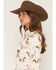 Image #2 - Shyanne Women's Horse Print Long Sleeve Button-Down Stretch Western Shirt, Cream, hi-res