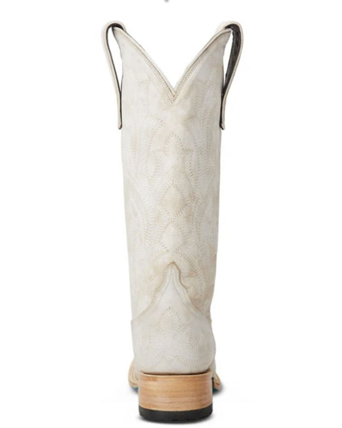 Image #5 - Lane Women's Saratoga Square Western Boots - Square Toe, Ivory, hi-res