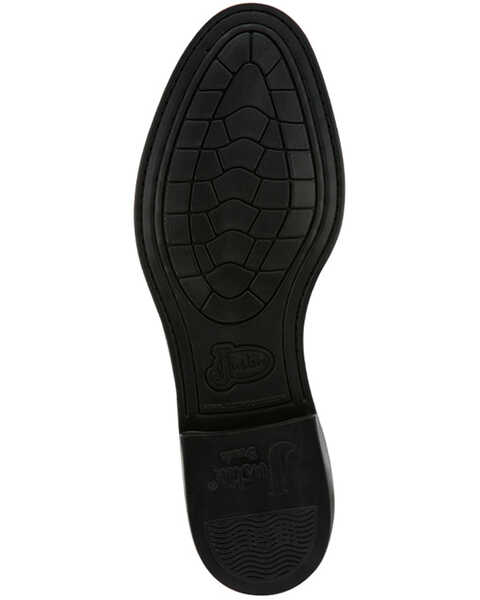 Image #7 - Justin Men's Basics Roper Western Boots - Round Toe, Black, hi-res