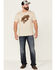 Image #1 - Moonshine Spirit Men's Wheelhouse Medium Dark Wash Stretch Slim Straight Jeans , Dark Medium Wash, hi-res