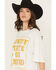 Image #2 - Ariat Women's Howdy Mind Short Sleeve Graphic Tee, Cream, hi-res