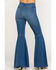 Free People Women's Dark Wash High Rise Just Float On Flare Jeans, Dark Blue, hi-res