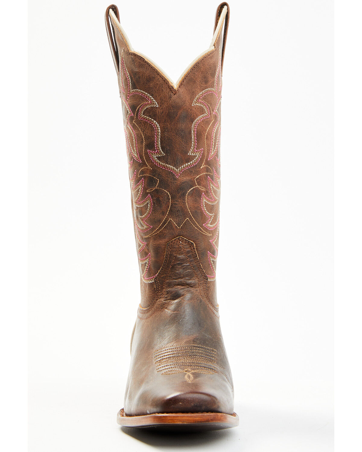 Image #4 - Shyanne Women's Cassidy Spice Combo Leather Western Boots - Square Toe, Brown, hi-res