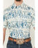 Image #3 - Roper Men's West Made Print Short Sleeve Snap Western Shirt, Cream, hi-res