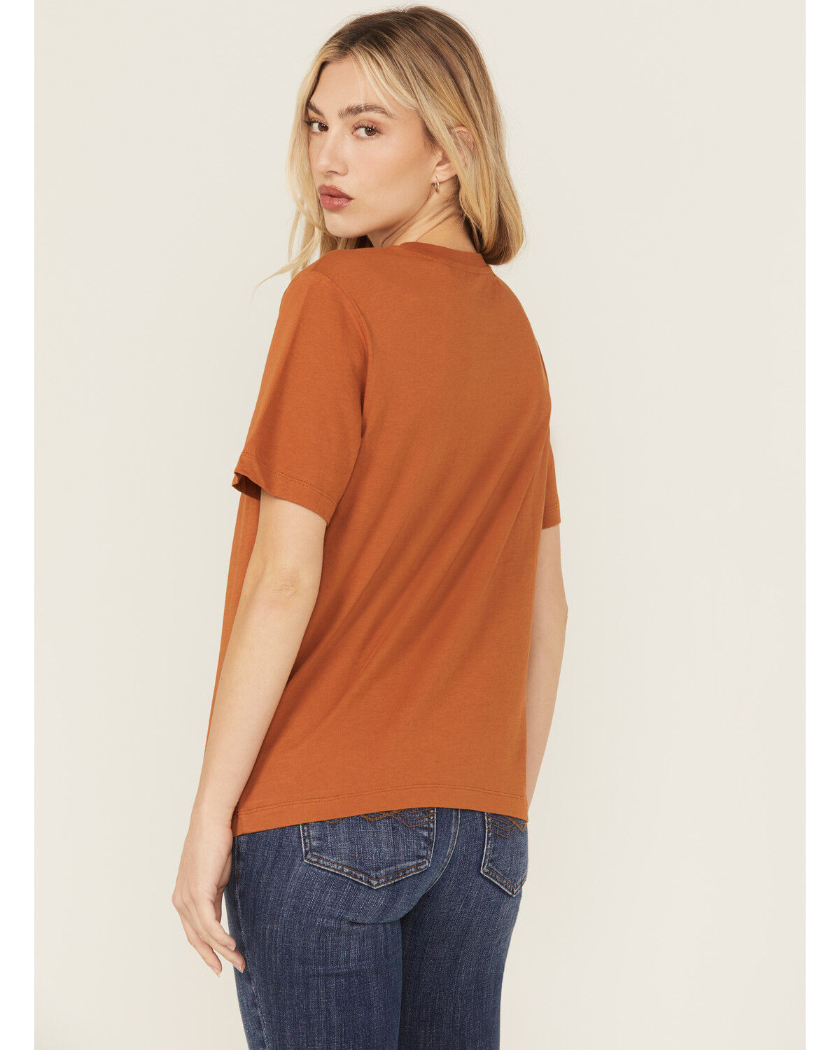 Image #4 - Idyllwind Women's Boyfriend Embellished Short Sleeve Graphic Tee, Caramel, hi-res