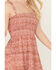 Image #3 - Trixxi Women's Floral Printed Mini Dress, Pink, hi-res