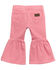 Image #1 - Wrangler Toddler Girls' Ruffle Pull-On Flare Jeans, Pink, hi-res