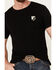 Image #3 - RANK 45® Men's Patriot Short Sleeve Graphic T-Shirt, Black, hi-res