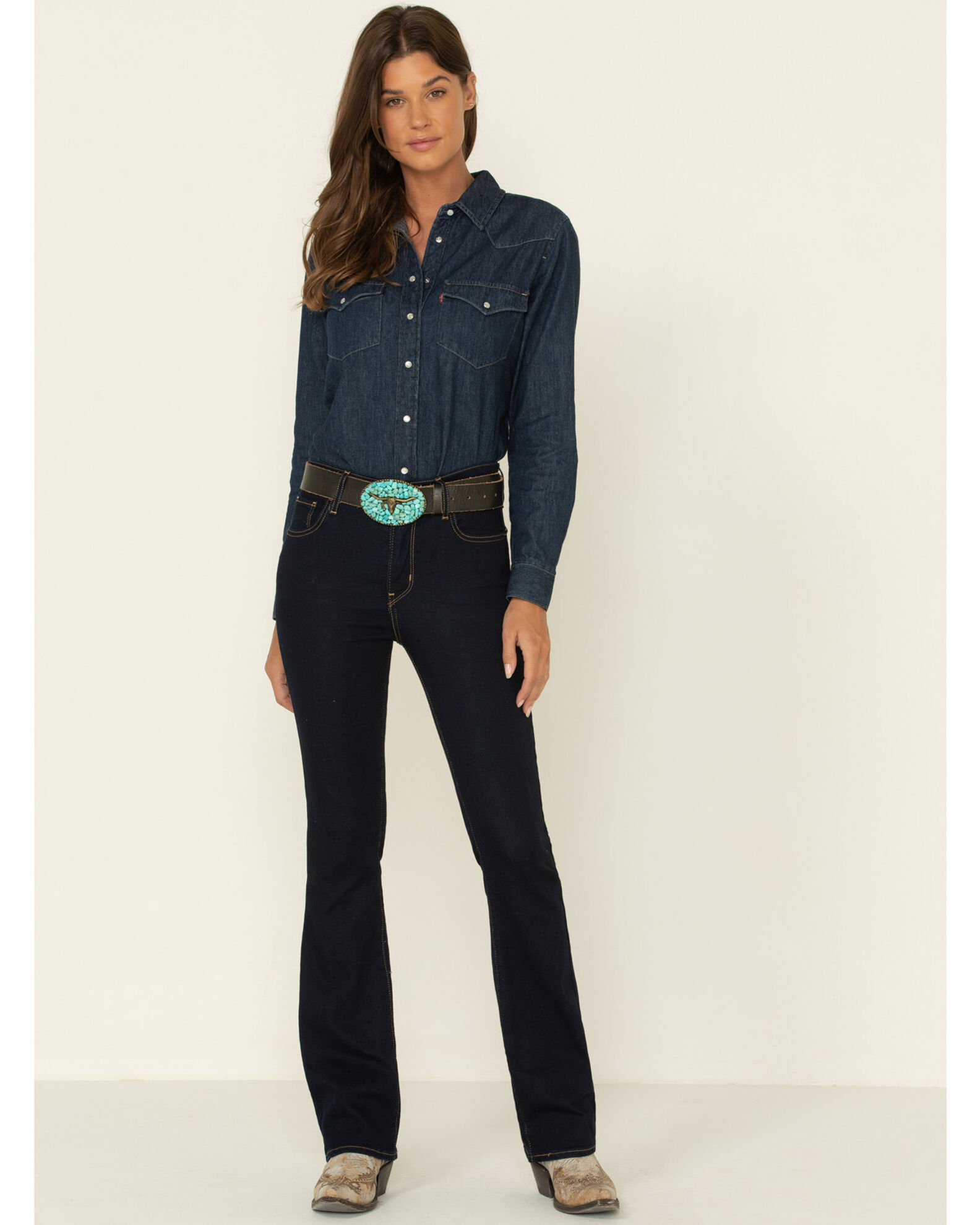 Levi s Women s Dark Horse High Rise 725 Bootcut Jeans