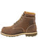 Carhartt Men's 6" Waterproof Lug Work Boots - Moc Toe, Chocolate, hi-res