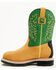 Image #3 - Skechers X John Deere Boys' Rowood Boulder Valley Waterproof Boots - Round Toe, Green, hi-res