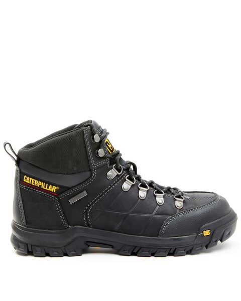 Caterpillar Men's Threshold Waterproof Work Boots - Steel Toe, Black, hi-res