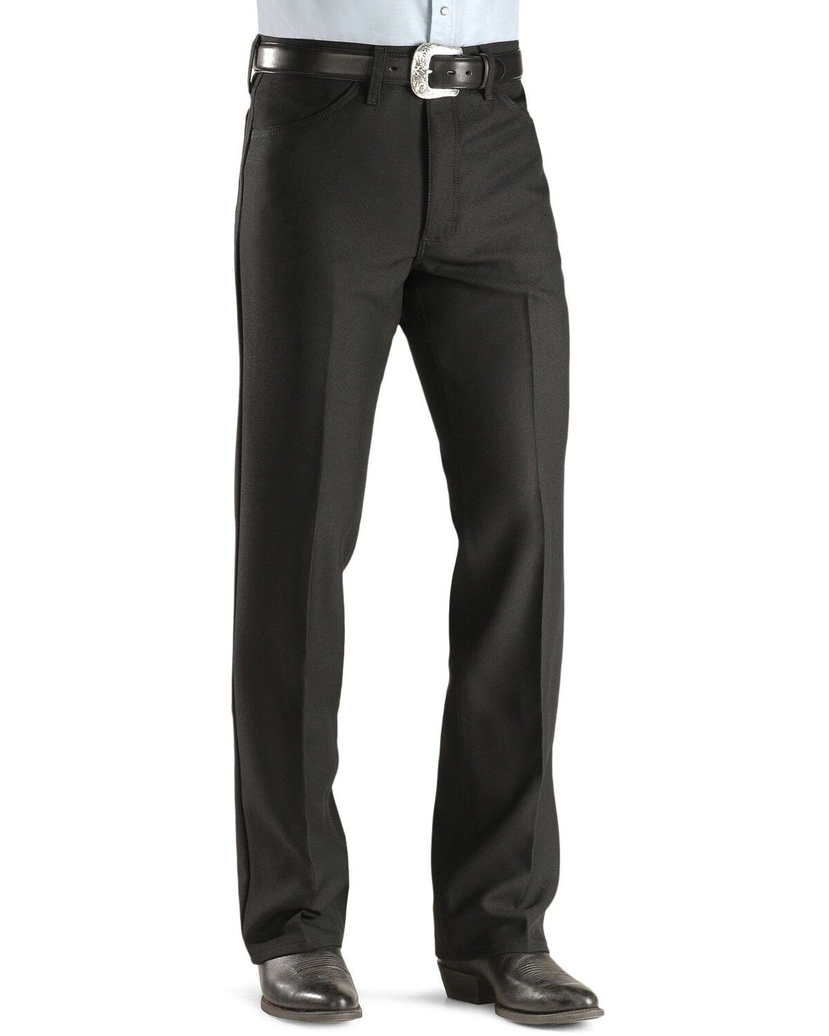 Image #2 - Wrangler Wrancher Dress Jeans - Big, Black, hi-res