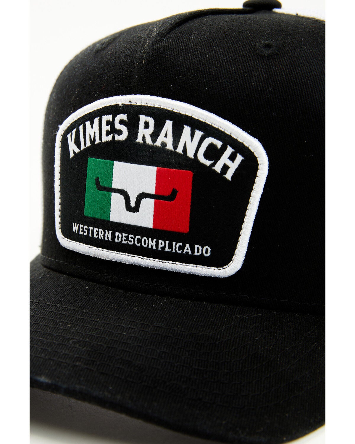 Kimes Ranch Men's Mexico Logo Patch Ball Cap, Black