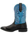 Image #3 - Durango Women's Westward Performance Western Boots - Broad Square Toe, Blue, hi-res