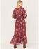 Free People Women's Golden Hour Floral Print Maxi Dress, Wine, hi-res