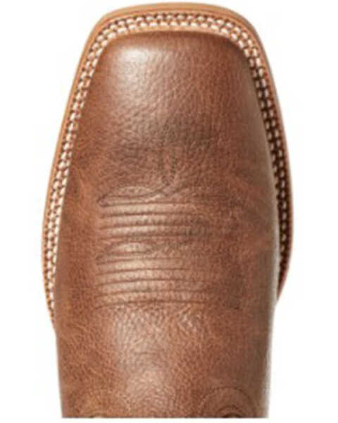 Image #4 - Ariat Men's Arena Record Western Performance Boots - Broad Square Toe, Brown, hi-res