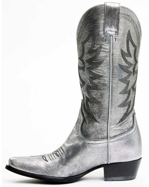 Image #3 - Shyanne Women's Encore Western Boots - Snip Toe, Silver, hi-res