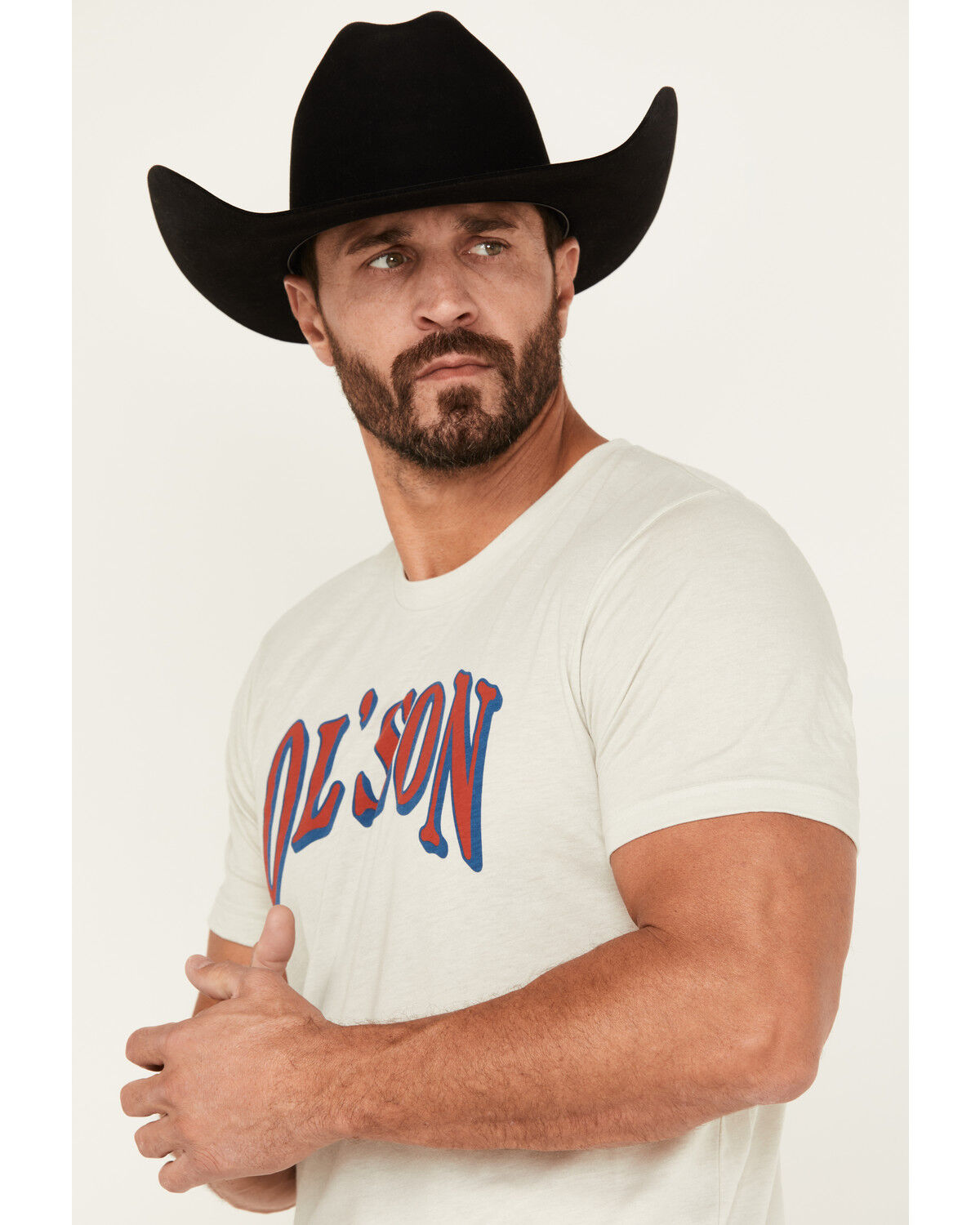 Image #2 - Rodeo Time Men's Ol' Son Short Sleeve Graphic T-Shirt, Off White, hi-res