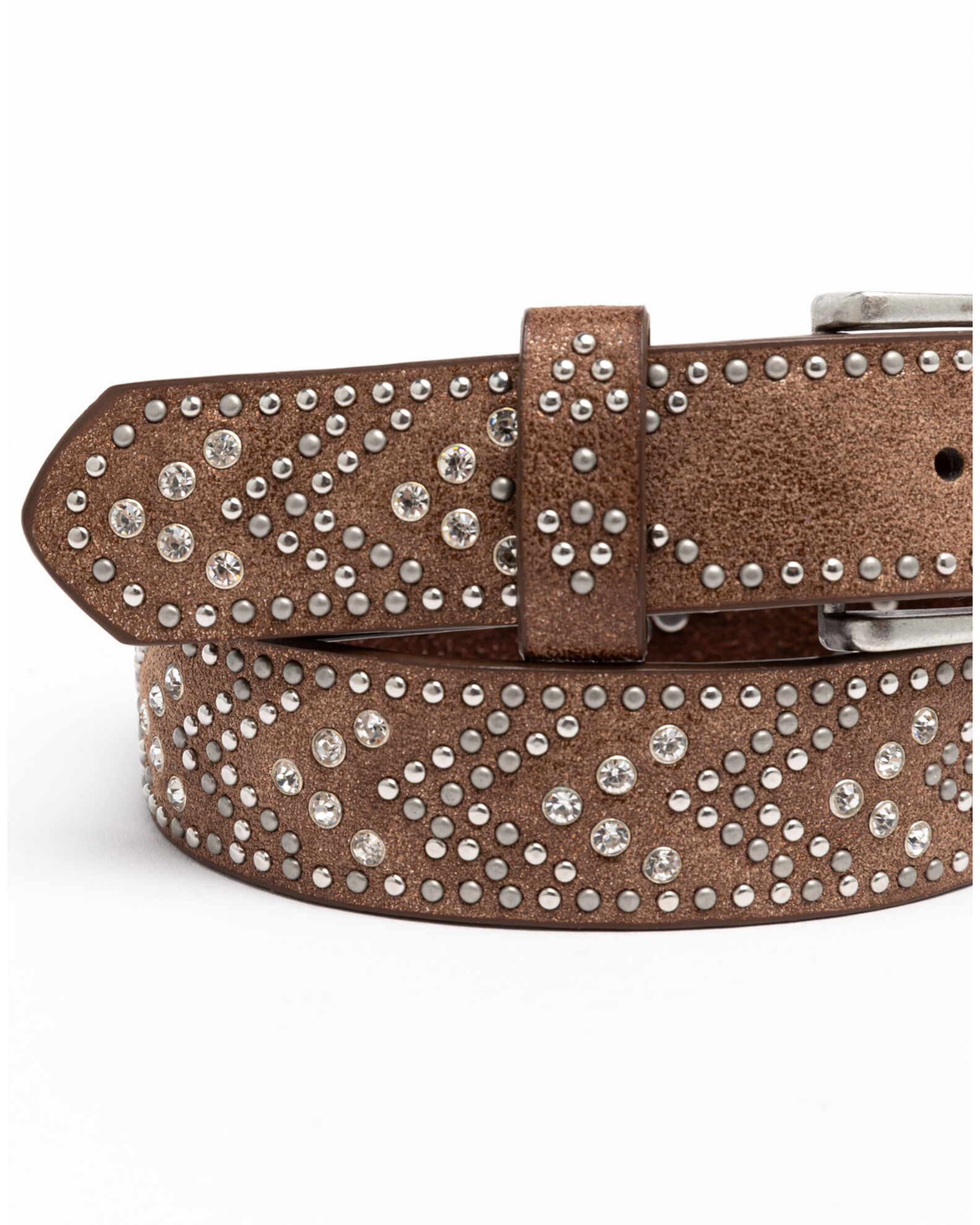Image #4 - Shyanne Girls' Tempt To Shine Belt, Brown, hi-res