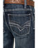 Image #4 - Wrangler Boys' Vintage Slim Fit Bootcut Jeans, Blue, hi-res