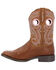 Image #3 - Durango Women's Westward Rosewood Western Boots - Square Toe, Red, hi-res