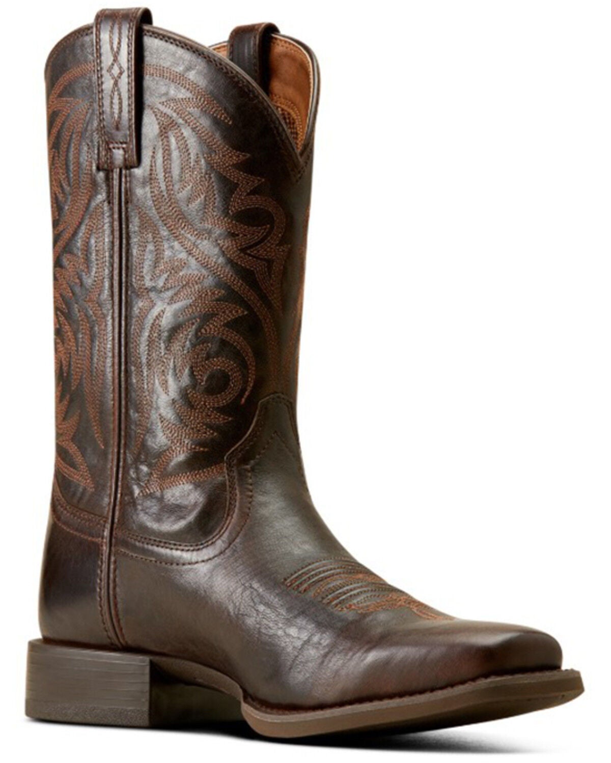Ariat Men's Sport Herdsman Western Boots - Square Toe, Brown, hi-res