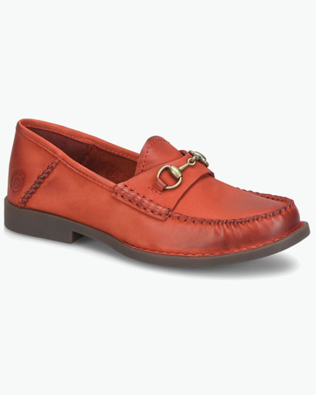 Born Women's Margo Loafers - Moc Toe, Red, hi-res