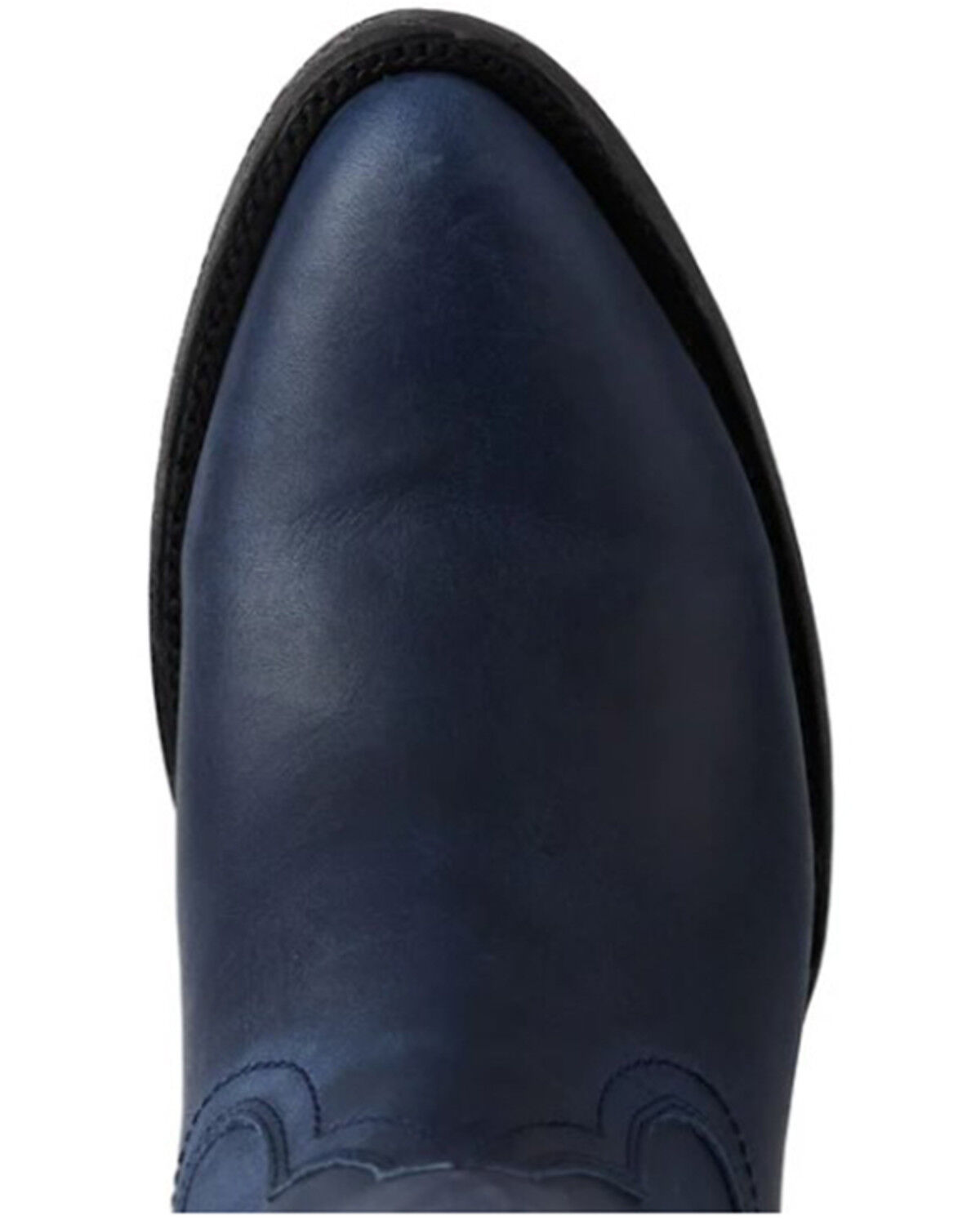 Image #6 - Lane Women's Plain Jane Midi Western Boots - Round Toe, Navy, hi-res