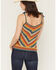 Image #6 - Shyanne Women's Garrson Striped Sweater Tank, Teal, hi-res