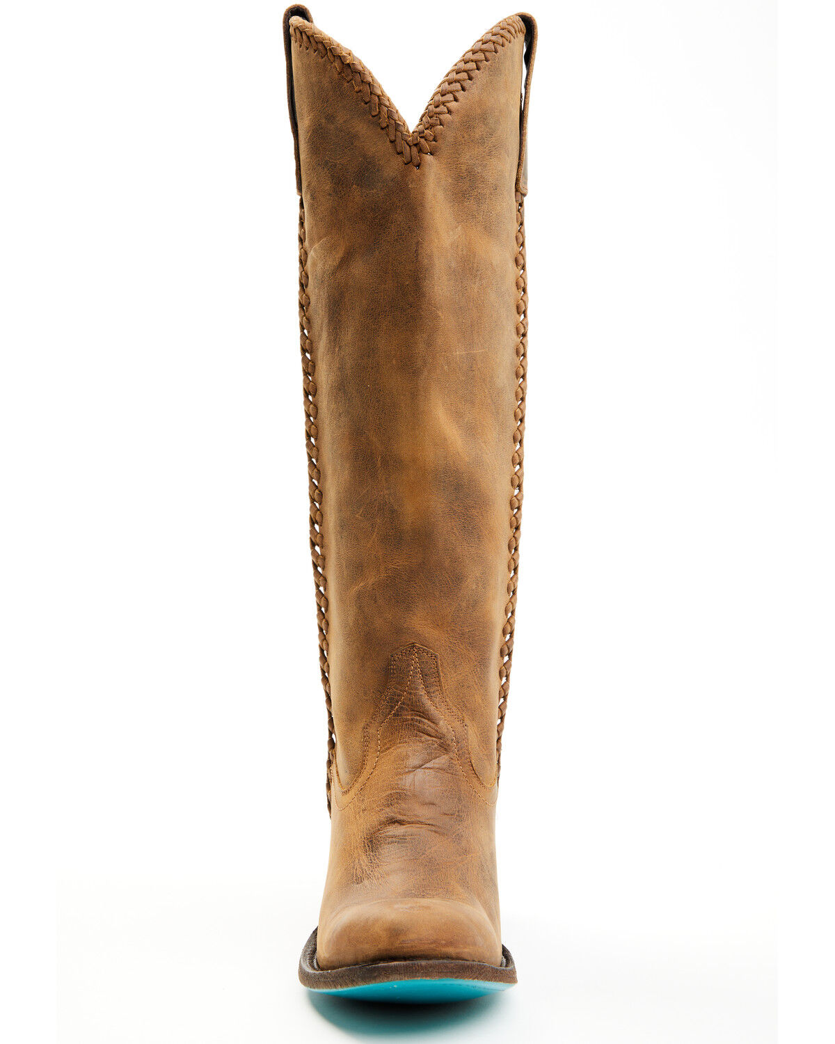 Image #4 - Lane Women's Plain Jane Western Boots - Round Toe, Brown, hi-res