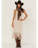 Image #1 - Idyllwind Women's Jewel Street Knit Fringe Dress, Oatmeal, hi-res