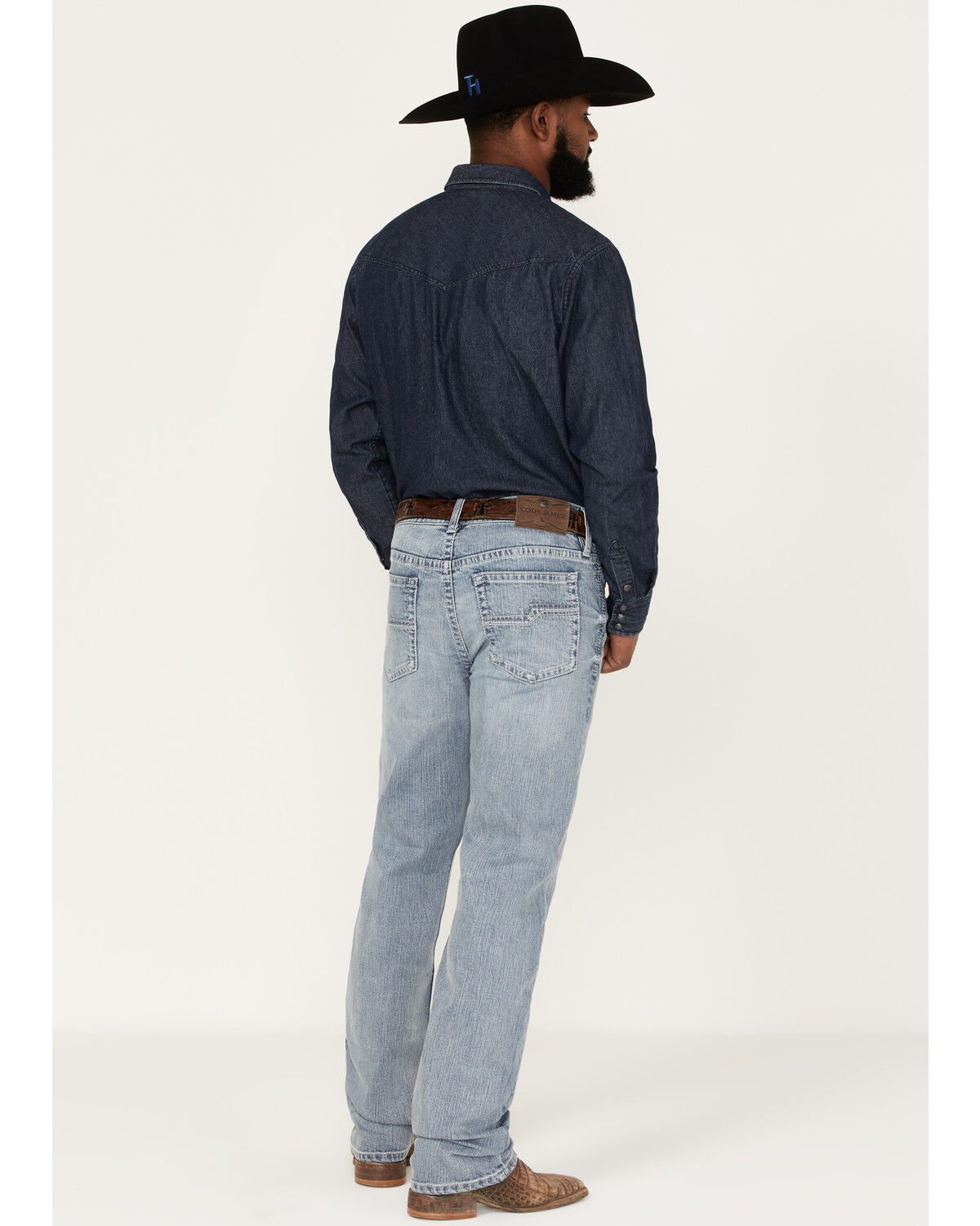 Image #3 - Cody James Men's Walker Light Wash Slim Straight Stretch Jeans, Light Medium Wash, hi-res
