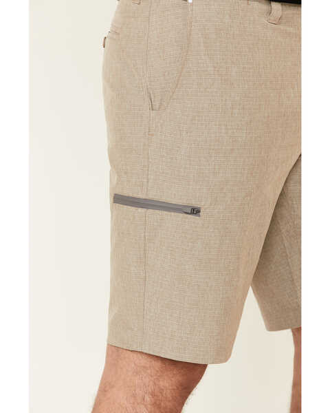 Image #4 - Flag & Anthem Men's Mini Stripe Made Flex Hybrid Shorts , Beige/khaki, hi-res