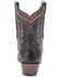 Image #4 - Circle G Women's Embroidered Western Booties - Snip Toe, Chocolate, hi-res