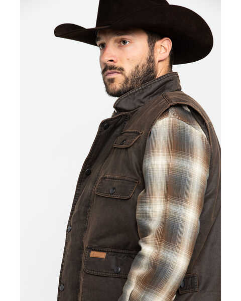 Outback Trading Co. Men's Cobar Vest , Brown, hi-res