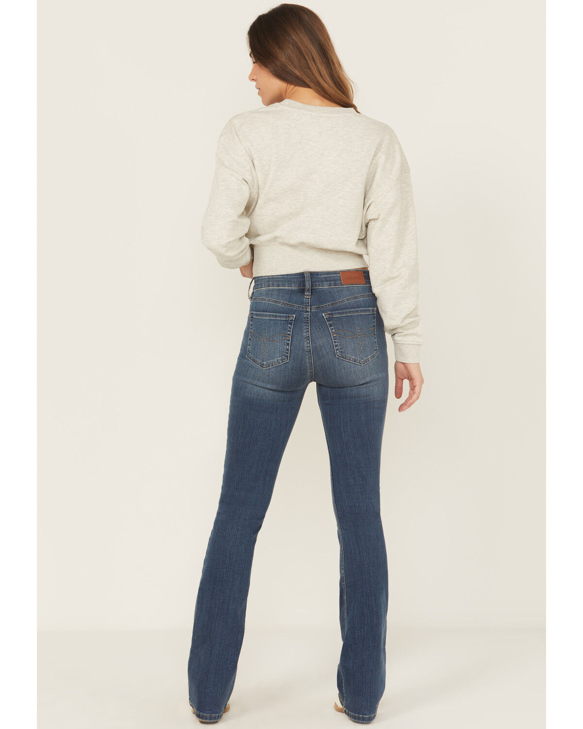 Image #3 - Shyanne Women's Celeste High Rise Bootcut Stretch Denim Jeans, Medium Wash, hi-res