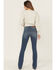 Image #3 - Shyanne Women's Celeste High Rise Bootcut Stretch Denim Jeans, Medium Wash, hi-res
