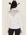 Image #4 - Rodeo Clothing Women's Embroidered Long Sleeve Snap Western Shirt, White, hi-res