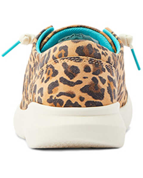 Image #3 - Ariat Women's Hilo Leopard Print Casual Shoes - Moc Toe , Brown, hi-res