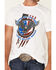 Image #3 - Cody James Men's Home Of The Free Graphic Short Sleeve T-Shirt , White, hi-res