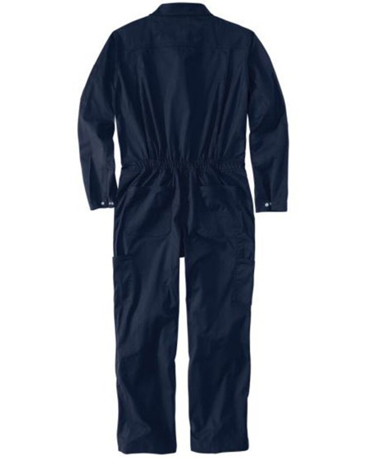 Image #2 - Carhartt Men's FR Loose Fit Twill Coveralls, Navy, hi-res