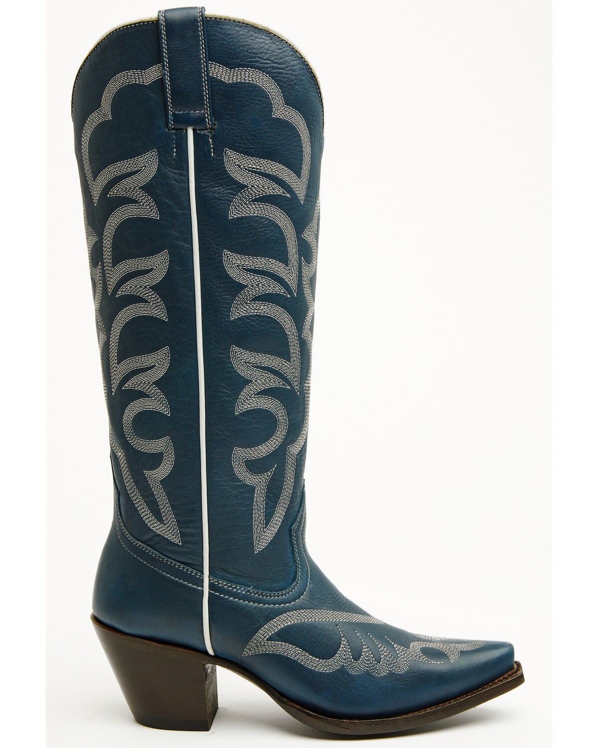 Image #2 - Shyanne Women's High Desert Tall Western Boots - Snip Toe, Navy, hi-res