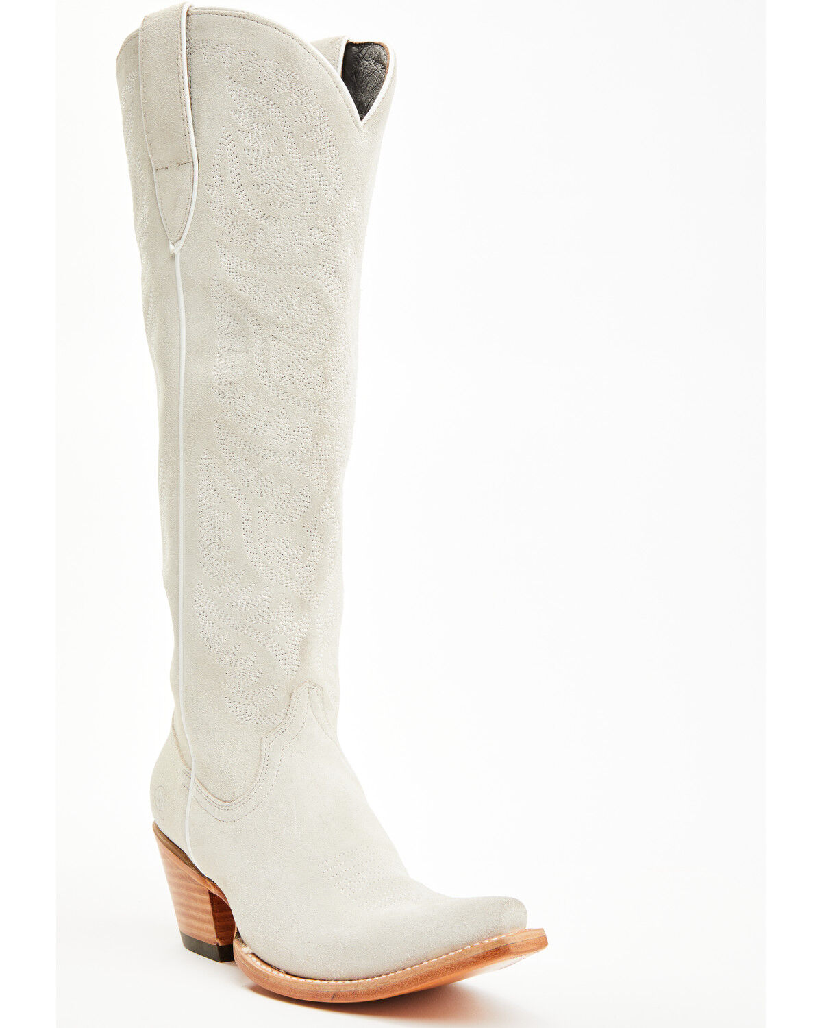 Image #1 - Ariat Women's Laramie StretchFit Tall Western Boots - Snip Toe, White, hi-res