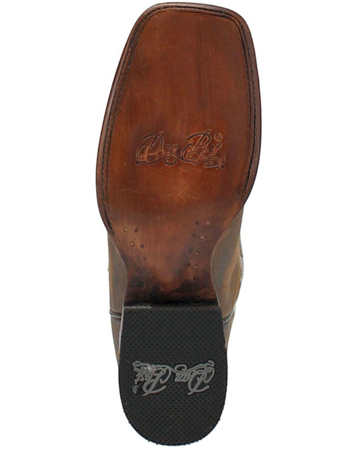 Image #7 - Dan Post Women's Sabina Western Boots - Broad Square Toe, Tan, hi-res