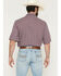 Image #4 - Wrangler Men's Coconut Cowboy Conversation Print Short Sleeve Snap Western Shirt, Red, hi-res