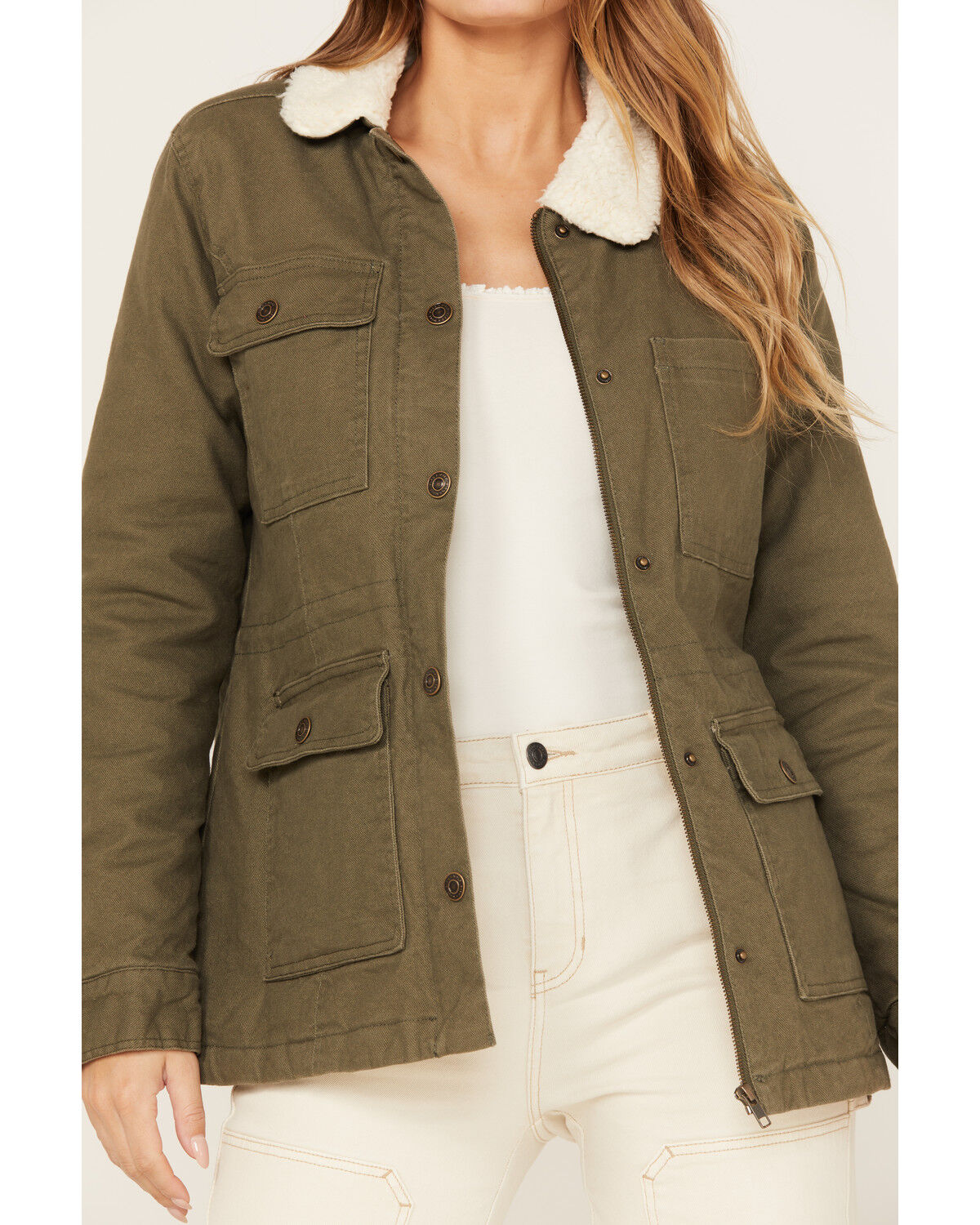 Image #3 - Cleo + Wolf Women's Faux Shearling Jacket, , hi-res